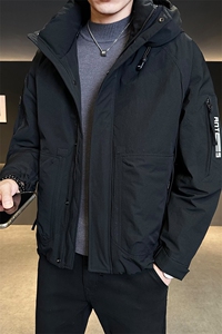新标连帽轻奢男羽绒服现货高品质情侣保暖外套数据款Y9806-P235图片