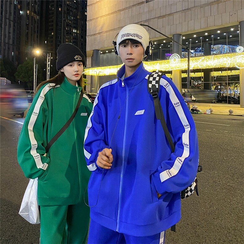 EQ133开衫卫衣男女学生情侣装春季套装班服外套裤P55衣P68,男装卫衣,电商C306-1