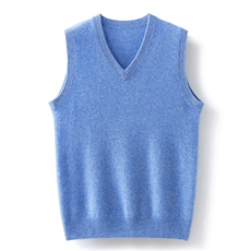 2024秋冬新款羊绒男士V领马甲背心男装，男装羊绒背心，雪贝坊一店