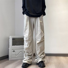 美式街头工装裤男女休闲裤直筒宽松百搭设计感运动裤子BL819-p43，男装工装外套，星座1008-1