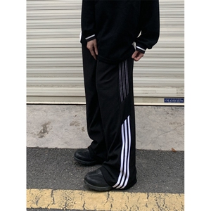 美式街头休闲长裤春秋季透气传奇商行legend百搭宽松男女潮运动裤图片