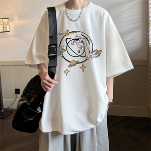 华夫格t恤男短袖男大码五分袖 酒店风 HT73142-P22图片