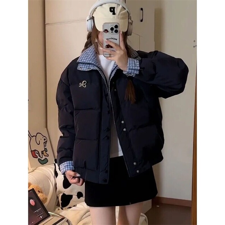 网络图现货宽松外套男女款冬季复古宽松面包服棉服R7633-P105,男装棉衣,星座1005-4