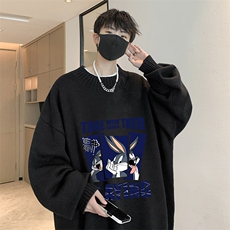 半高领毛衣男士大码针织衫男毛线衣男M18234-P45加绒款-P65，男装针织衫/毛衣，电商A040