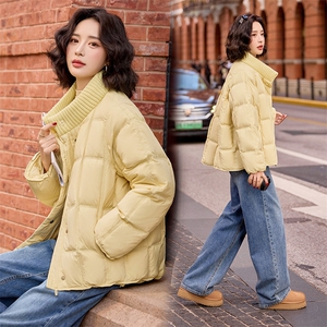 现货！2025冬季新款羽绒服女白鸭绒图片