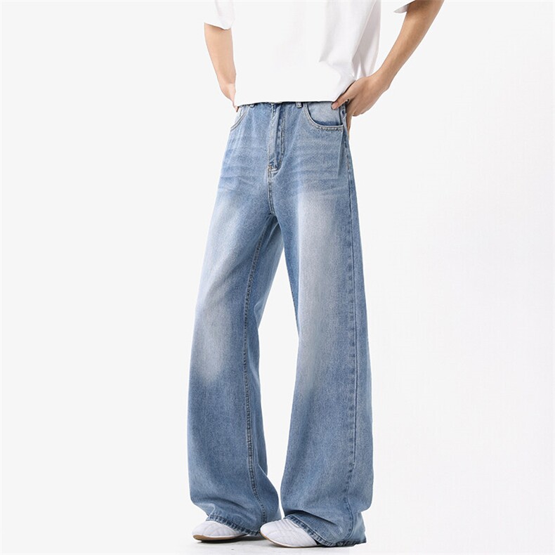 B258-K2580-P55控88抖音品质水洗牛仔裤78%棉22%聚酯纤维,男装休闲裤,电商B258