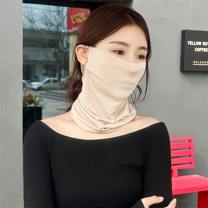 冰丝抽条耳脖套男女同款夏季时尚百搭,饰品周边,帕迪羊
