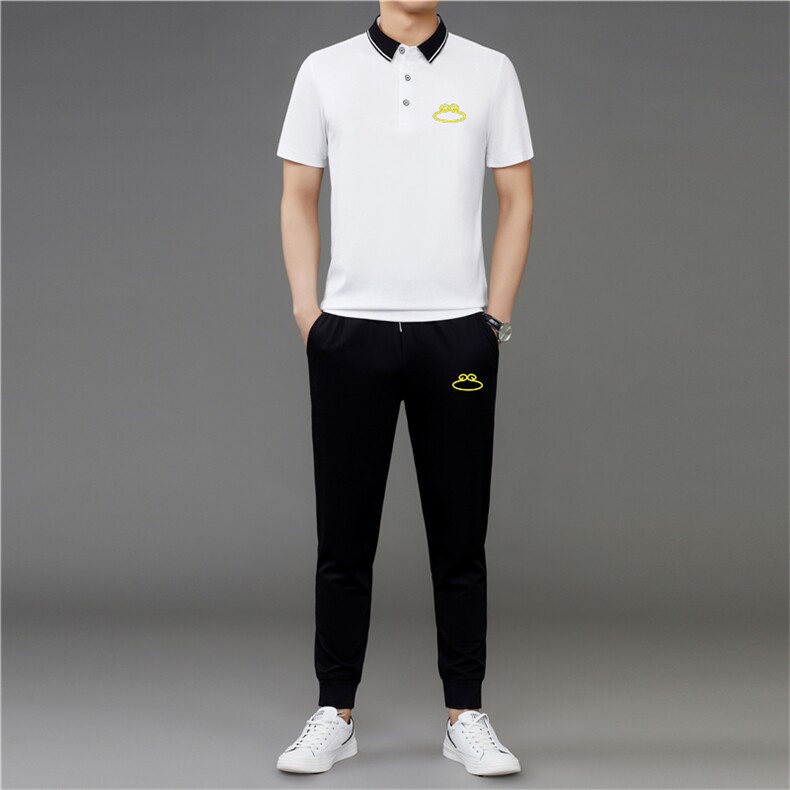 男士短袖t恤男夏季宽松五分袖半袖衣服休闲运动男装卫衣潮牌,男装休闲套装,电商B212（原钱塘6029）