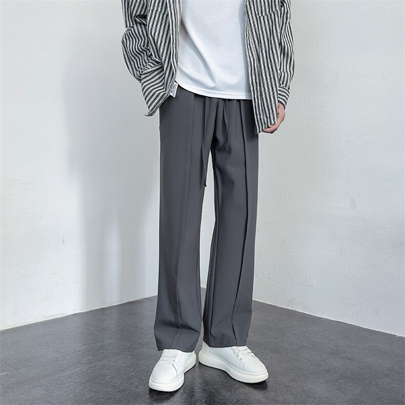 280克重磅垂感小西裤男春秋直筒休闲长裤217-2-K23042-P48,男装西裤,星座217-2