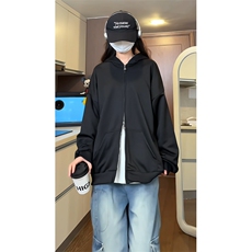 无帽绳版双拉链开衫卫衣男sks200-特p35，男装卫衣，电商B371