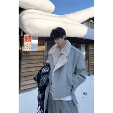 美式刺绣内胆外套男女棉服情侣连帽冬季，男装棉衣，四季星座505