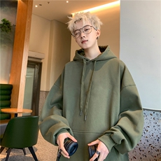 抖音供货2025春款美式华棉连帽卫衣A158-WY23-常规P38加绒P43，男装卫衣，电商A158