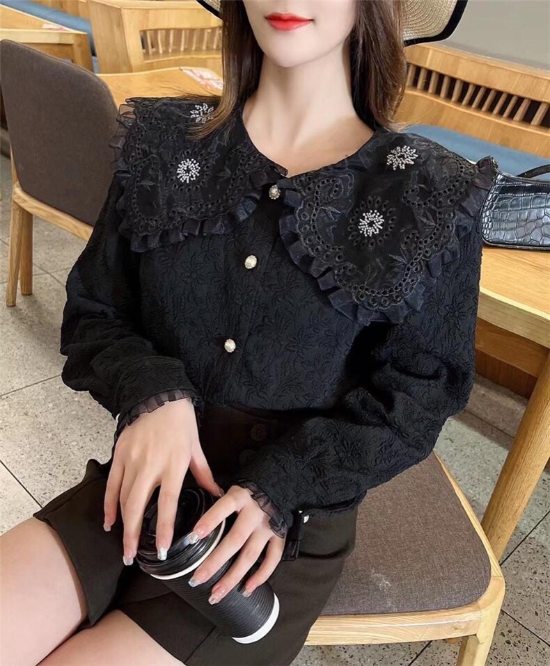 2022年春装衬衫，女装衬衫，玫瑰神话