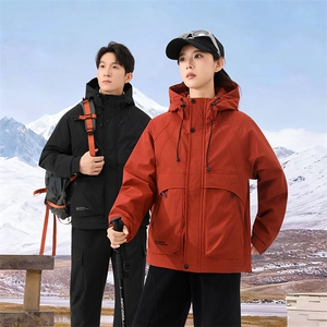 抖音 2025情侣秋冬二棉加棉加厚夹克休闲棉服M1125-P120图片