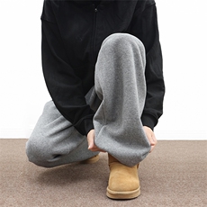 现货03秋冬加绒加厚宽松毛巾绣垂感阔腿裤XZ211-1-K2472-P65，男装卫衣，星座211-1