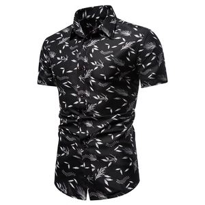 2022 外贸夏季新款男士大码印花夏威夷衬衫DC33图片