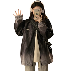 渐变色冲锋衣外套女2025春季宽松户外上衣夹克潮C844-P100，男装夹克，星座911-2(原星座613-2）