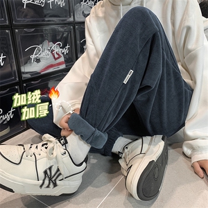 2025冬季新款欧棉绒加绒加厚保暖束脚棉裤A316-1-K1205P68控85图片