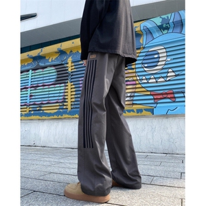 美式复古潮流春季新款三条杠宽松休闲裤B315-K24048-p55控68图片