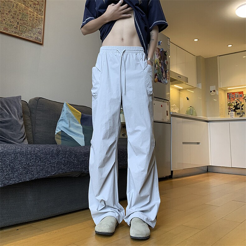 夏季防晒速干冰丝微弹工装伞兵休闲裤XZ604-K208-特P35控68,男装防晒衣,星座604