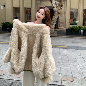新款 现货 绿色 小个子 皮毛一体外套 2C277-9521-P210-K318图片