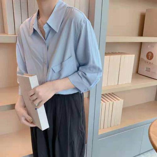 带围脖衬衣，女装，青迈国际