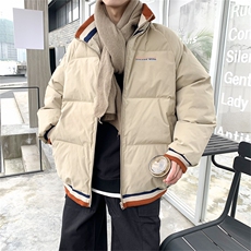 2022立领棉服韩版宽松棒球服冬季加厚情侣装棉衣男外套W5810-P67，男装棉衣，星座512-2