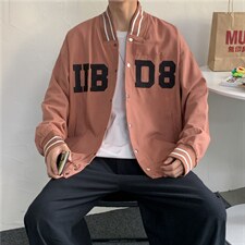 2026秋装新款长袖港风夹克男个性宽松外套韩版潮流百搭WT8814-P45图片