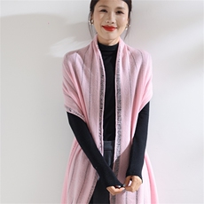 2025年秋季秋冬季时尚百搭通勤简约休闲流苏围巾，围巾，思琳羊绒