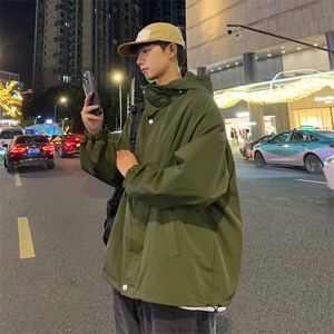 港风防水拉链户外冲锋衣男潮流夹克运动外套J7208-P38【特价】图片