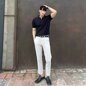 【网图现货】美式硬汉风冰丝凉感潮流短袖T恤T007/特P30图片