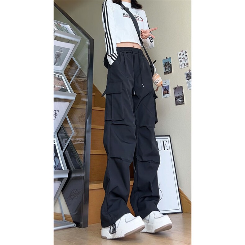 秋季美式高街百搭工装冲锋裤LK2018-2加绒P38控69,男装工装外套,电商基地A086