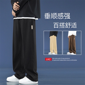 百搭休闲舒适抗皱春秋卫裤新品美式潮牌拖地裤 WK72-1-特批28图片