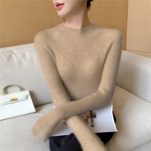 2025年秋季新款百搭女士12针一线成衣枫叶半高图片