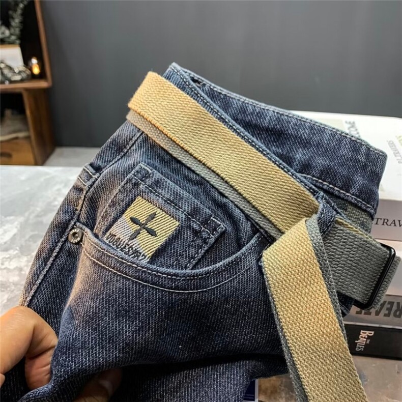 1506-1/K11811/P44潮牌高端牛仔裤潮牌低印花牛仔裤男士修身百搭,男装牛仔裤,星座1506-1