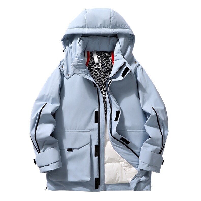 5972-P268新标90绒石墨烯工装情侣羽绒服外套,男装羽绒服,星座109-1