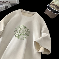 量大优供视频重磅麂皮绒短袖t恤男JT530-特p19，男装T恤，电商B371