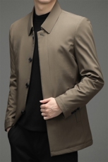 秋冬棉衣男中年翻领棉服中老年冬季夹克外套爸爸装ZL39985-P150，男装棉衣，电商B212（原钱塘6029）