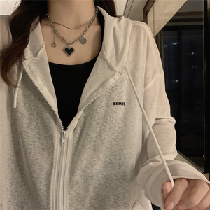 冰丝防晒衣女夏季新款薄空调衫宽松防紫外线防晒服 E736-55图片