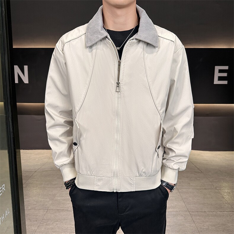 K502-P90新款商务夹克外套秋新款休闲夹克男士时尚宽松外套,男装夹克,星座507A（原星座306B-2）