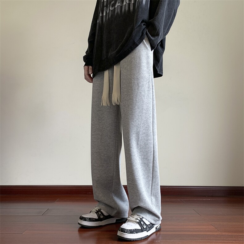 休闲纯色二开运动裤子XZ301b-2-CK669-P28，女装休闲裤，星座301B-2（原A443-1）