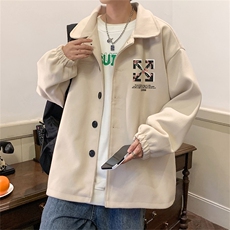 电商DSA028-NDY22L113100聚酯P65秋季新款休闲呢大衣港风外套，男装毛呢大衣，电商A028