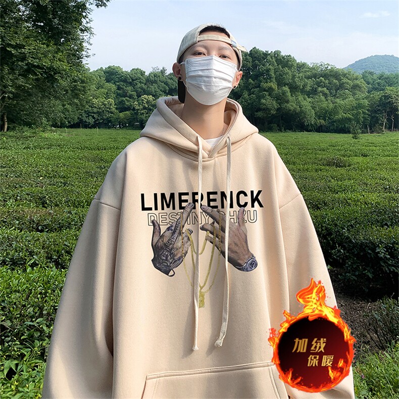 500克重磅秋冬美式加绒加厚卫衣外套DL1576常规特P35加绒特40,男装卫衣,电商A486