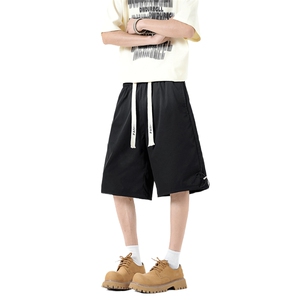 冰丝速干休闲短裤夏季男款2025新款夏天外穿运动五分裤Z8701-P38图片