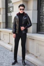 男士羽绒服2023秋冬季新款男装棉服中年商务休闲爸爸冬装外套，男装羽绒服，电商B212（原钱塘6029）