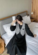 现货秋季俩件套连衣裙，女装连衣裙，欧尚时