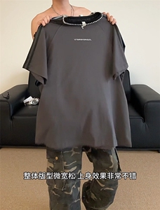 白色褶皱弯刀裤男春秋潮牌痞帅微喇裤子显瘦显腿长美式直筒阔腿裤图片