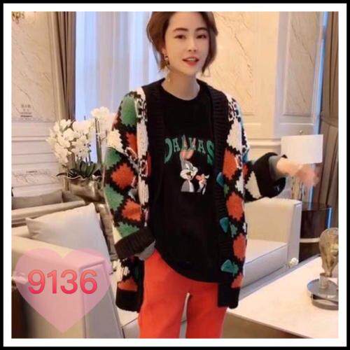 现货新款毛衣开衫套头，女装针织衫/毛衣，木橙紫 MC·Z