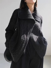 2025年秋季常规款通勤长袖开衫，女装羊毛衫，千御纺羊绒