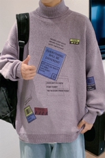！主推2022高品质男士高领毛衣百搭潮牌保暖针织衫M703P60，男装针织衫/毛衣，电商B220